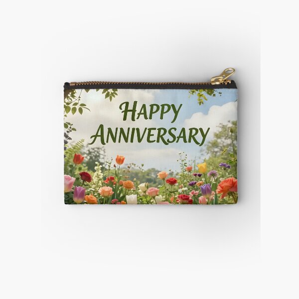 Item preview, Happy Anniversary – Romantic Spring Garden Love designed and sold by Nomad-Maynard.