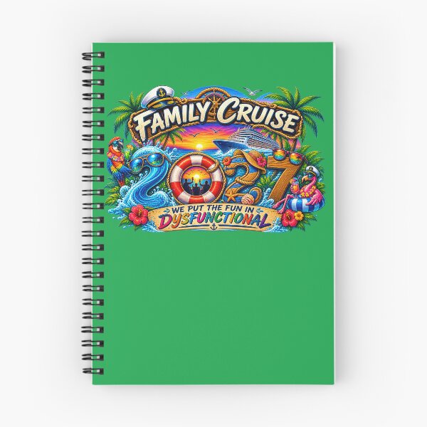 Item preview, TRAVEL COLLECTION - FAMILY CRUISE - 2027 - WE PUT THE FUN IN DYSFUNCTIONAL v6 designed and sold by WheelieGdArt.