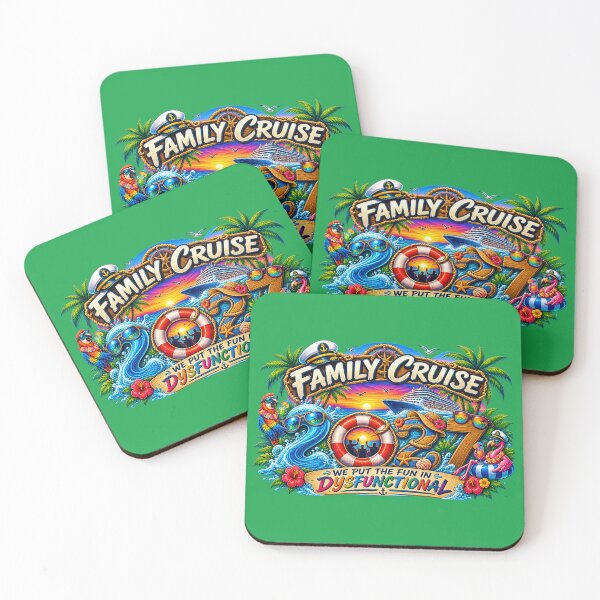 Item preview, TRAVEL COLLECTION - FAMILY CRUISE - 2027 - WE PUT THE FUN IN DYSFUNCTIONAL v6 designed and sold by WheelieGdArt.