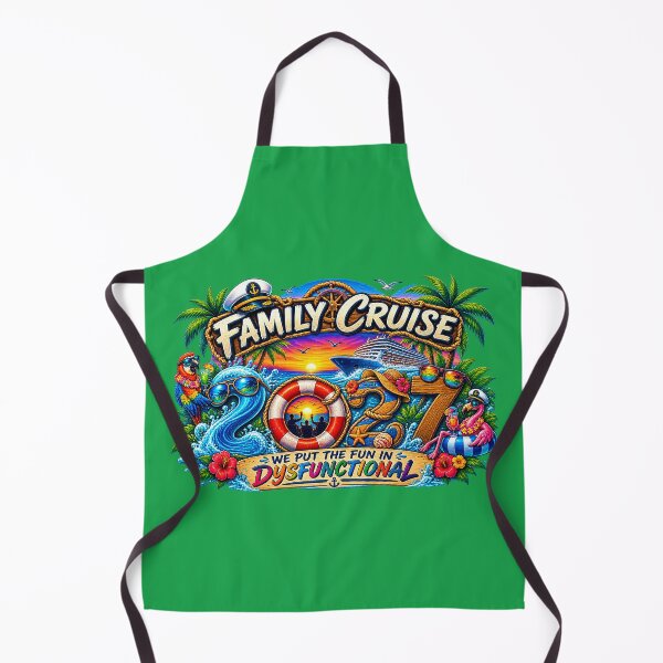 Item preview, TRAVEL COLLECTION - FAMILY CRUISE - 2027 - WE PUT THE FUN IN DYSFUNCTIONAL v6 designed and sold by WheelieGdArt.