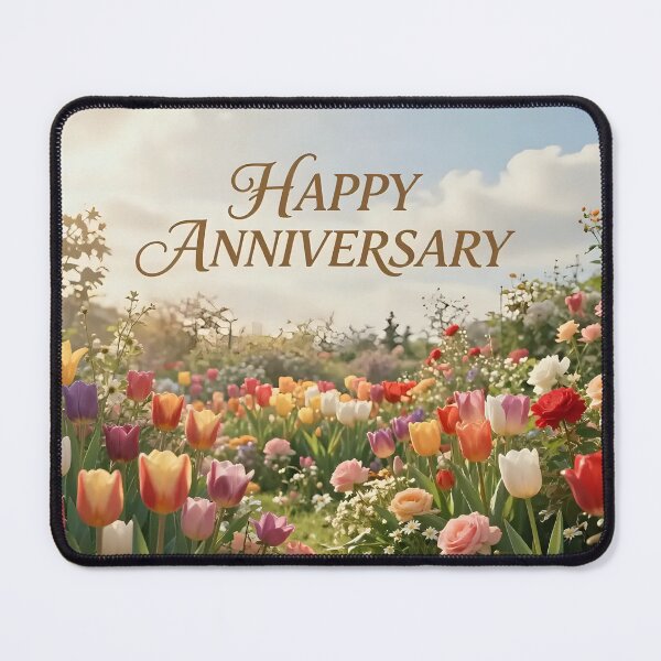 Item preview, Happy Anniversary – Romantic Spring Garden Love designed and sold by Nomad-Maynard.