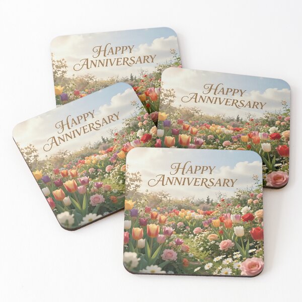 Item preview, Happy Anniversary – Romantic Spring Garden Love designed and sold by Nomad-Maynard.