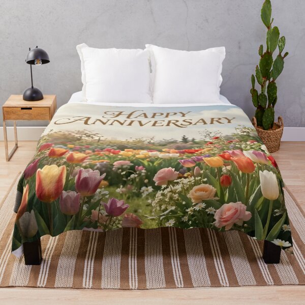 Item preview, Happy Anniversary – Romantic Spring Garden Love designed and sold by Nomad-Maynard.