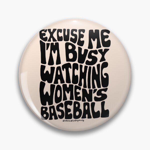 Item preview, Watching Women's Baseball designed and sold by doodlebymeg.