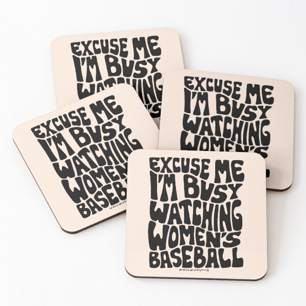Item preview, Watching Women's Baseball designed and sold by doodlebymeg.