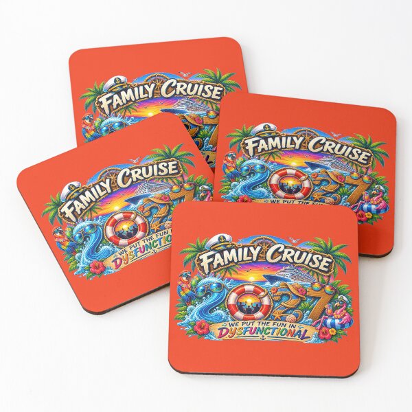 Item preview, TRAVEL COLLECTION - FAMILY CRUISE - 2027 - WE PUT THE FUN IN DYSFUNCTIONAL v7 designed and sold by WheelieGdArt.
