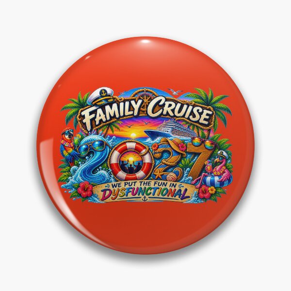 Item preview, TRAVEL COLLECTION - FAMILY CRUISE - 2027 - WE PUT THE FUN IN DYSFUNCTIONAL v7 designed and sold by WheelieGdArt.