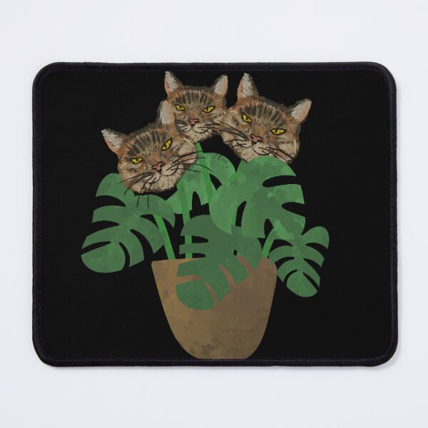 Item preview, Tabby cat And Monstera Plant designed and sold by FandomizedRose.