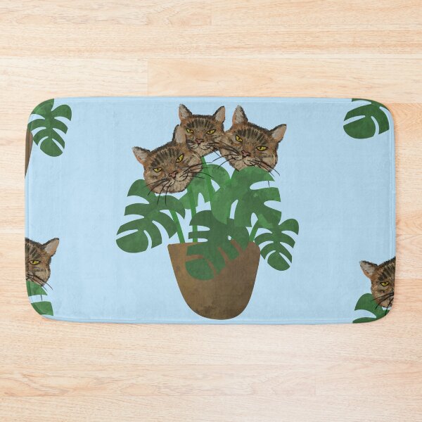 Item preview, Tabby cat And Monstera Plant designed and sold by FandomizedRose.