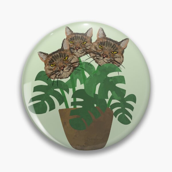 Item preview, Tabby cat And Monstera Plant designed and sold by FandomizedRose.