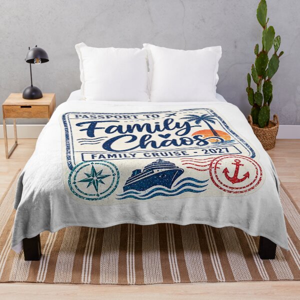 Item preview, TRAVEL COLLECTION - FAMILY CRUISE - PASSPORT - IMMIGRATION STAMP - HOTEL STICKER TAG • 2027 - FAMILY CHAOS CRUISE designed and sold by WheelieGdArt.