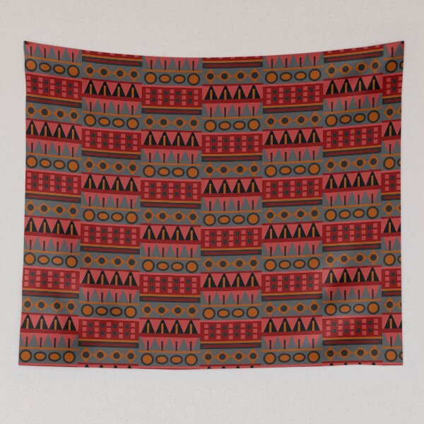 Item preview, Ethnic Tribal Tribal Geometric Retro Seamless Pattern designed and sold by LuxocaDesigns24.