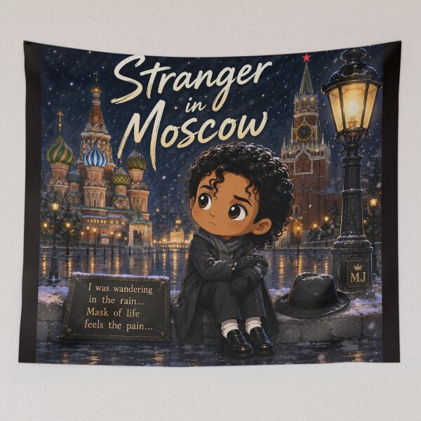 Item preview, Michael Jackson - Stranger in Moscow Cartoon Edition designed and sold by LuluLeb.