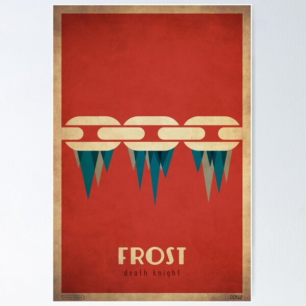 Item preview, Frost Death Knight - WoW Minimalism designed and sold by dcmjs.