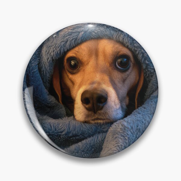 Item preview, Beagle in Blanket 01 designed and sold by Elisabeth Lucas.
