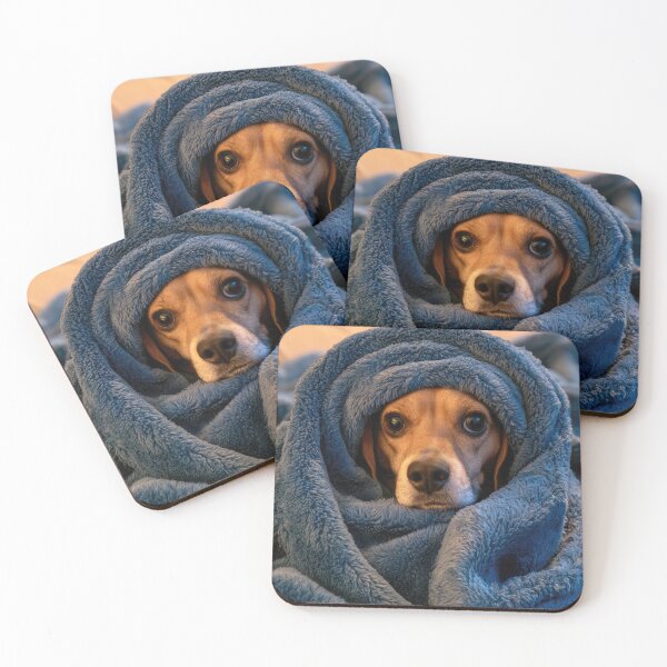 Item preview, Beagle in Blanket 01 designed and sold by Elisabeth Lucas.