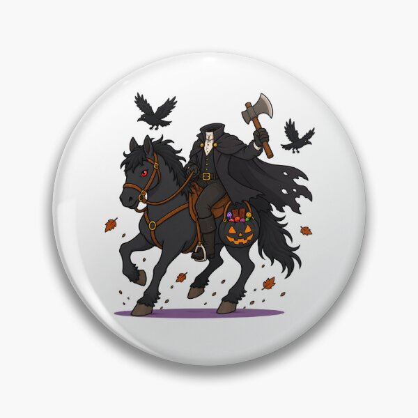 Item preview, Headless Horseman trick or treat Pumpkin Candy Bucket Halloween designed and sold by GPCdigitalart.