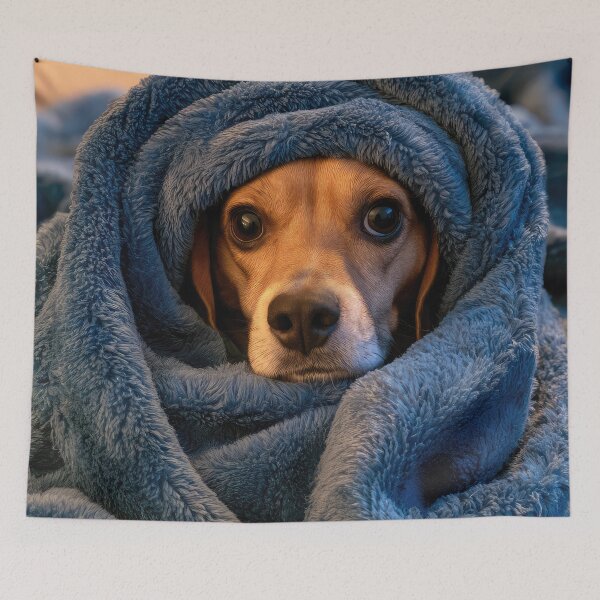 Item preview, Beagle in Blanket 01 designed and sold by Elisabeth Lucas.