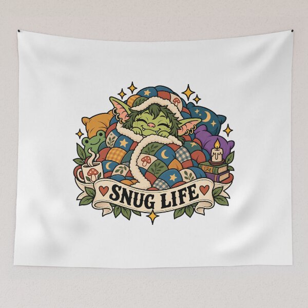 Item preview, Snug Life - Cozy Goblin Autism Stimming Sensory Comfort designed and sold by Neurospicy Trolls.