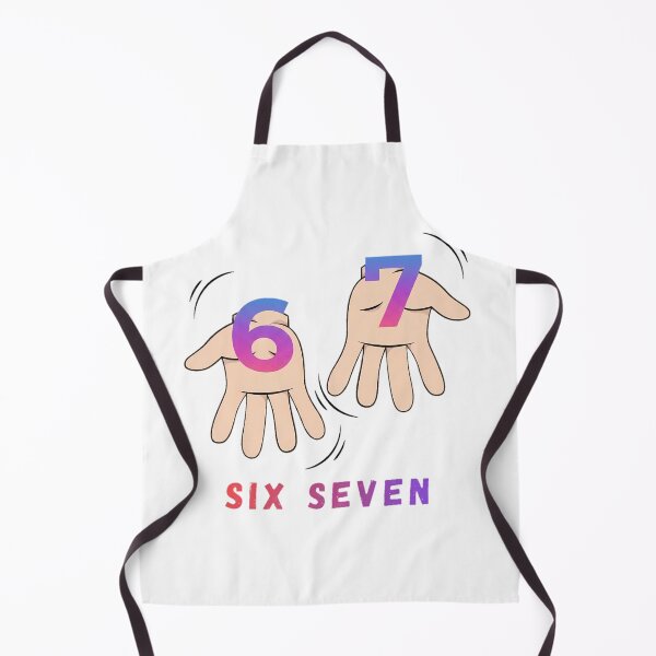 Item preview, Six Seven 67 Meme Streetwear Hand Sign - Light Edition designed and sold by JulSaMar03.
