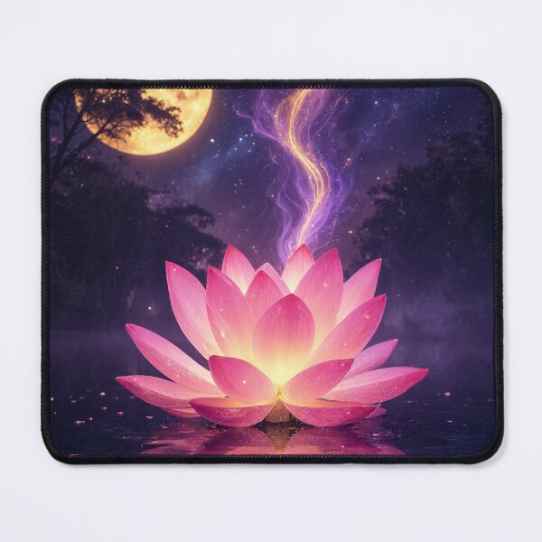 Item preview, Glowing Lotus Moonlit Water designed and sold by nardreelxz.