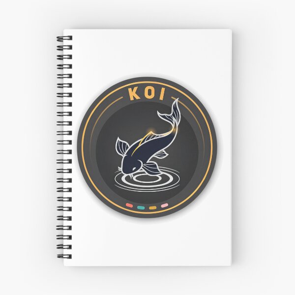 Item preview, Koi Fish Crest — Gold Ripple Circular Badge Logo designed and sold by Shutter-Dragon.