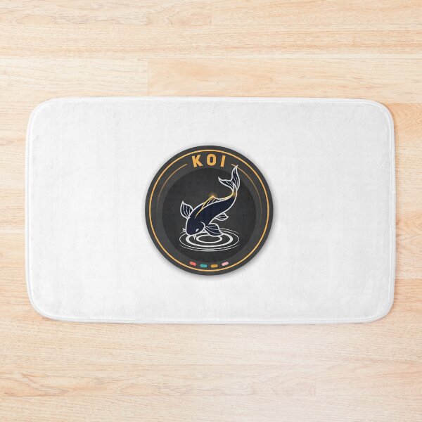 Item preview, Koi Fish Crest — Gold Ripple Circular Badge Logo designed and sold by Shutter-Dragon.