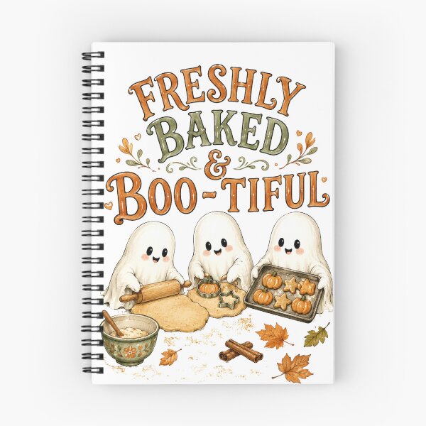 Item preview, Freshly Baked Boo-tiful Halloween Ghosts designed and sold by cookingtherapy.
