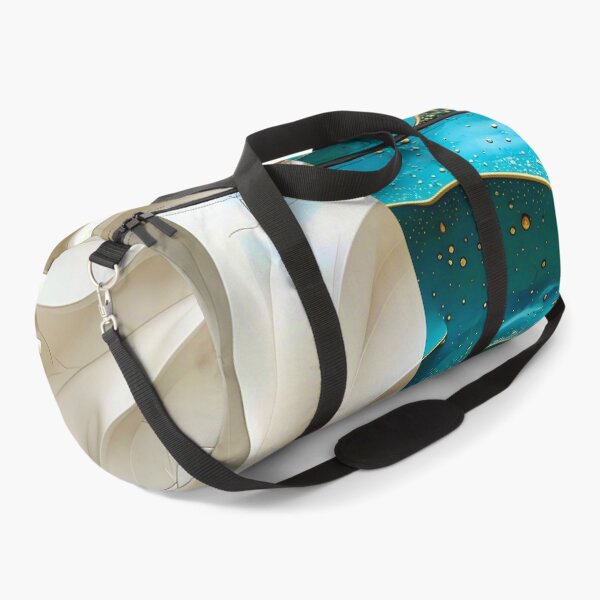 Item preview, Ocean Turquoise and Alabaster Ribbon Vortex designed and sold by Vicky Brago-Mitchell®.