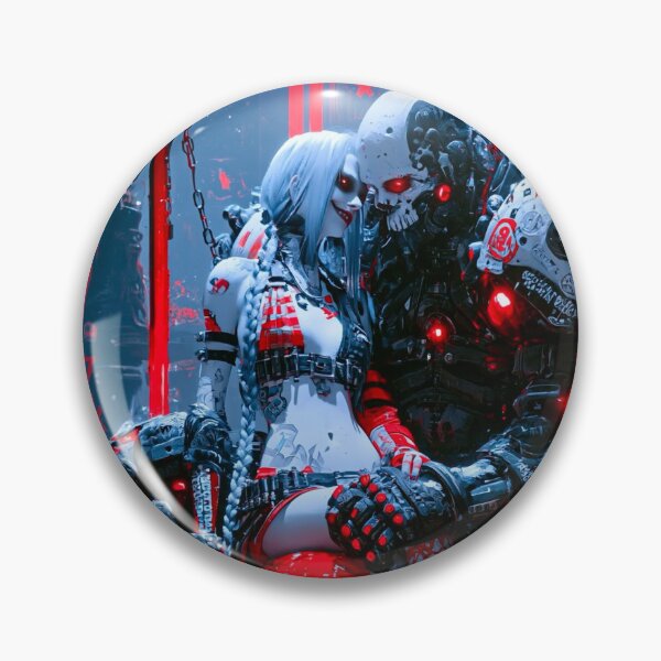 Item preview, Love and Chrome - Cyberpunk Sci Fi Anime art designed and sold by Delerat7.