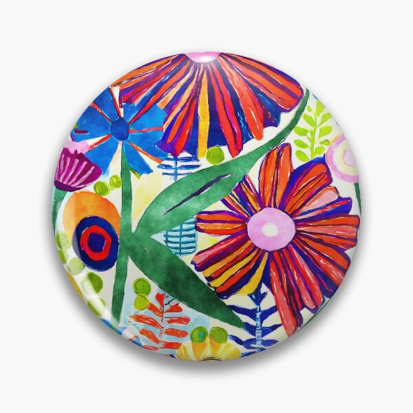 Item preview, Groovy Retro Flower Power Pattern designed and sold by DEC02.