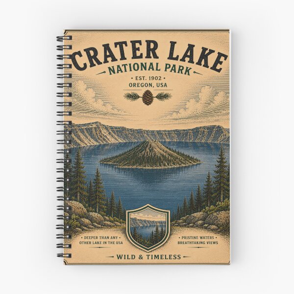 Item preview, Crater Lake Oregon National Park Adventure USA designed and sold by T-Motive.
