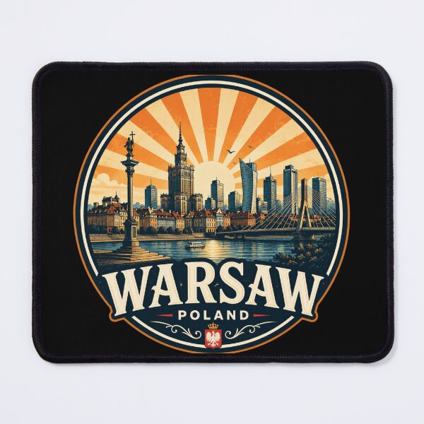 Item preview, Warsaw Vintage City Travel designed and sold by timiparkerart.