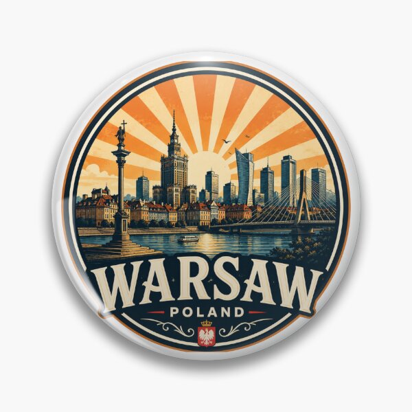 Item preview, Warsaw Vintage City Travel designed and sold by timiparkerart.