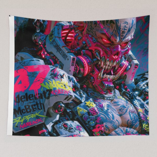 Item preview, Booster Cyclone Yakuza - Cyberpunk Sci Fi Anime art designed and sold by Delerat7.