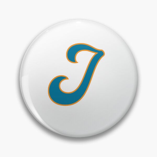 Item preview, Letter J Blue and Orange Cursive designed and sold by aligchi.