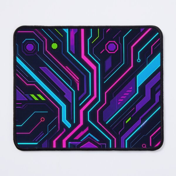 Item preview, Neon Circuit Cyberpunk Pattern Design designed and sold by LuisWorks.