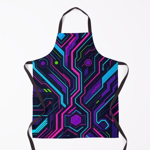 Item preview, Neon Circuit Cyberpunk Pattern Design designed and sold by LuisWorks.