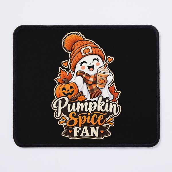 Item preview, Pumpkin Spice Fan Halloween Ghost Gift Fall Coffee Style designed and sold by Corvoria.