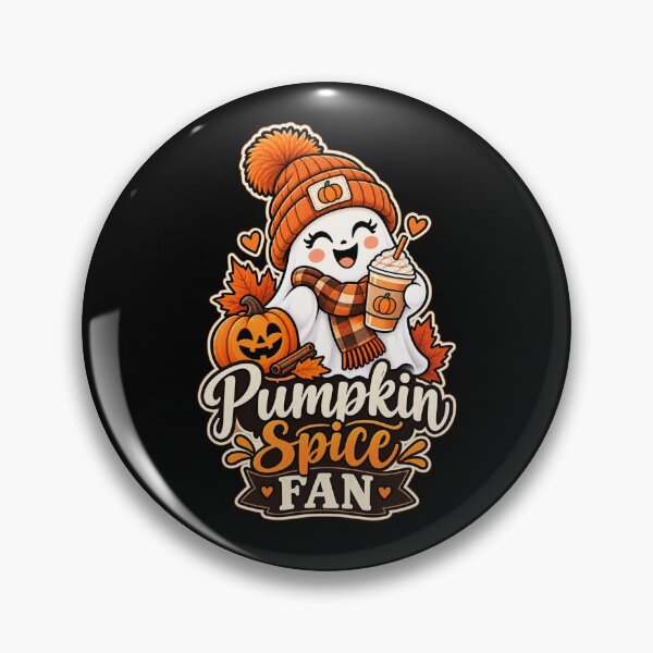 Item preview, Pumpkin Spice Fan Halloween Ghost Gift Fall Coffee Style designed and sold by Corvoria.