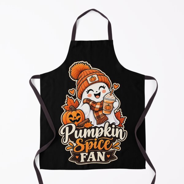 Item preview, Pumpkin Spice Fan Halloween Ghost Gift Fall Coffee Style designed and sold by Corvoria.