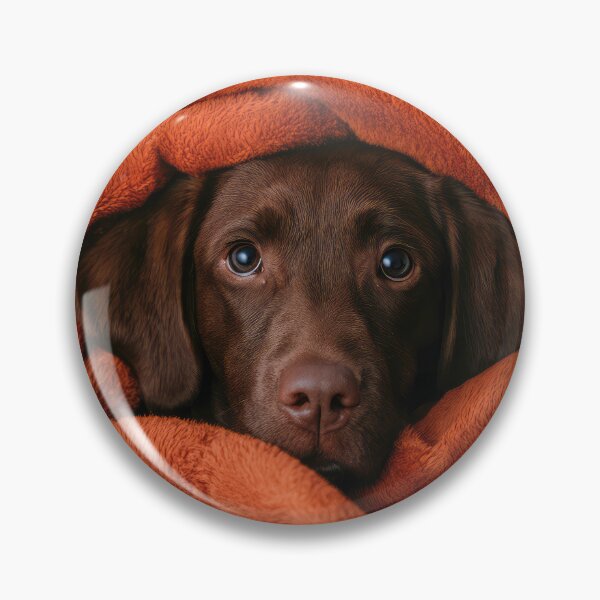Item preview, Chocolate Lab in Blanket 01 designed and sold by Elisabeth Lucas.