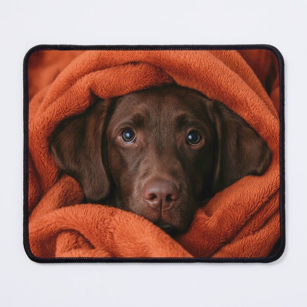 Item preview, Chocolate Lab in Blanket 01 designed and sold by Elisabeth Lucas.