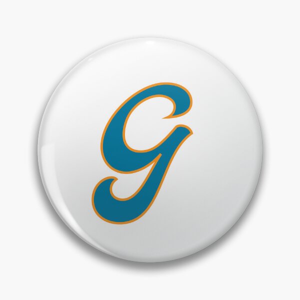 Item preview, Letter G Blue and Orange Cursive designed and sold by aligchi.