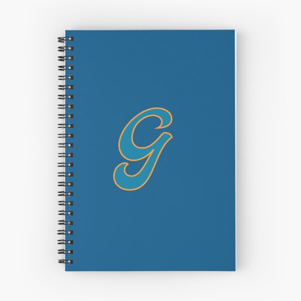 Item preview, Letter G Blue and Orange Cursive designed and sold by aligchi.