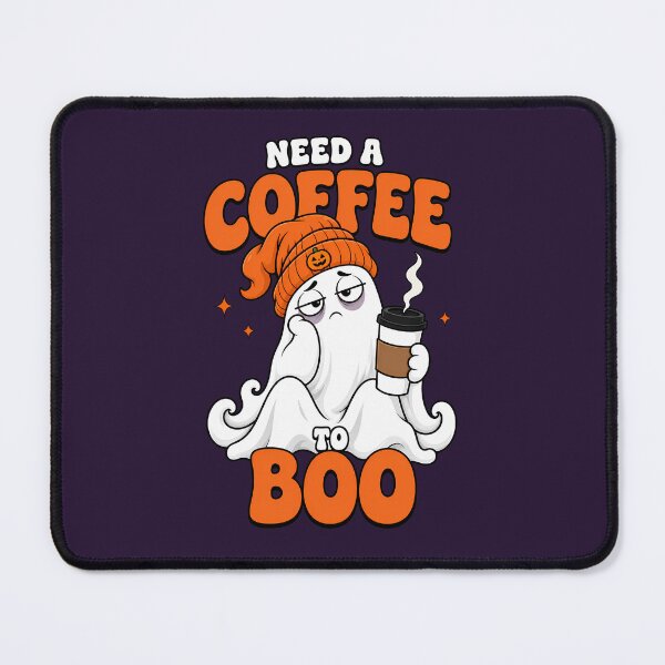 Item preview, Need a Coffee to Boo Tired Halloween Ghost designed and sold by Infinitee8hirts.