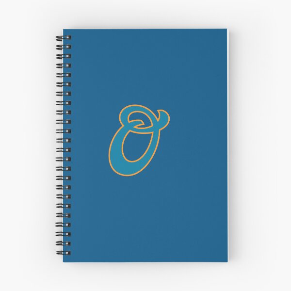 Item preview, Letter O Blue and Orange Cursive designed and sold by aligchi.