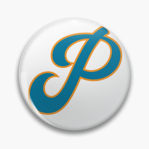 Item preview, Letter P Blue and Orange Cursive designed and sold by aligchi.