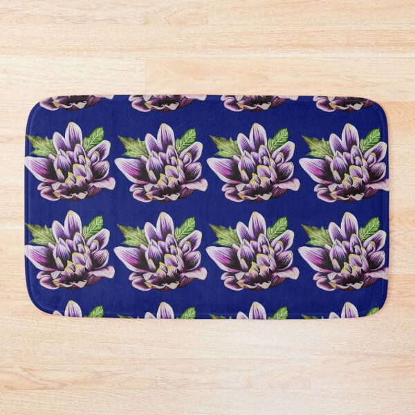 Item preview, Purple Chrysanthemum with Leaf Pattern 1 C5 designed and sold by nastiaart.