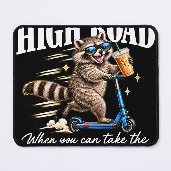 Item preview, Why Take the High Road When You Can Take the Psycho Path Raccoon designed and sold by VGAfanatic.
